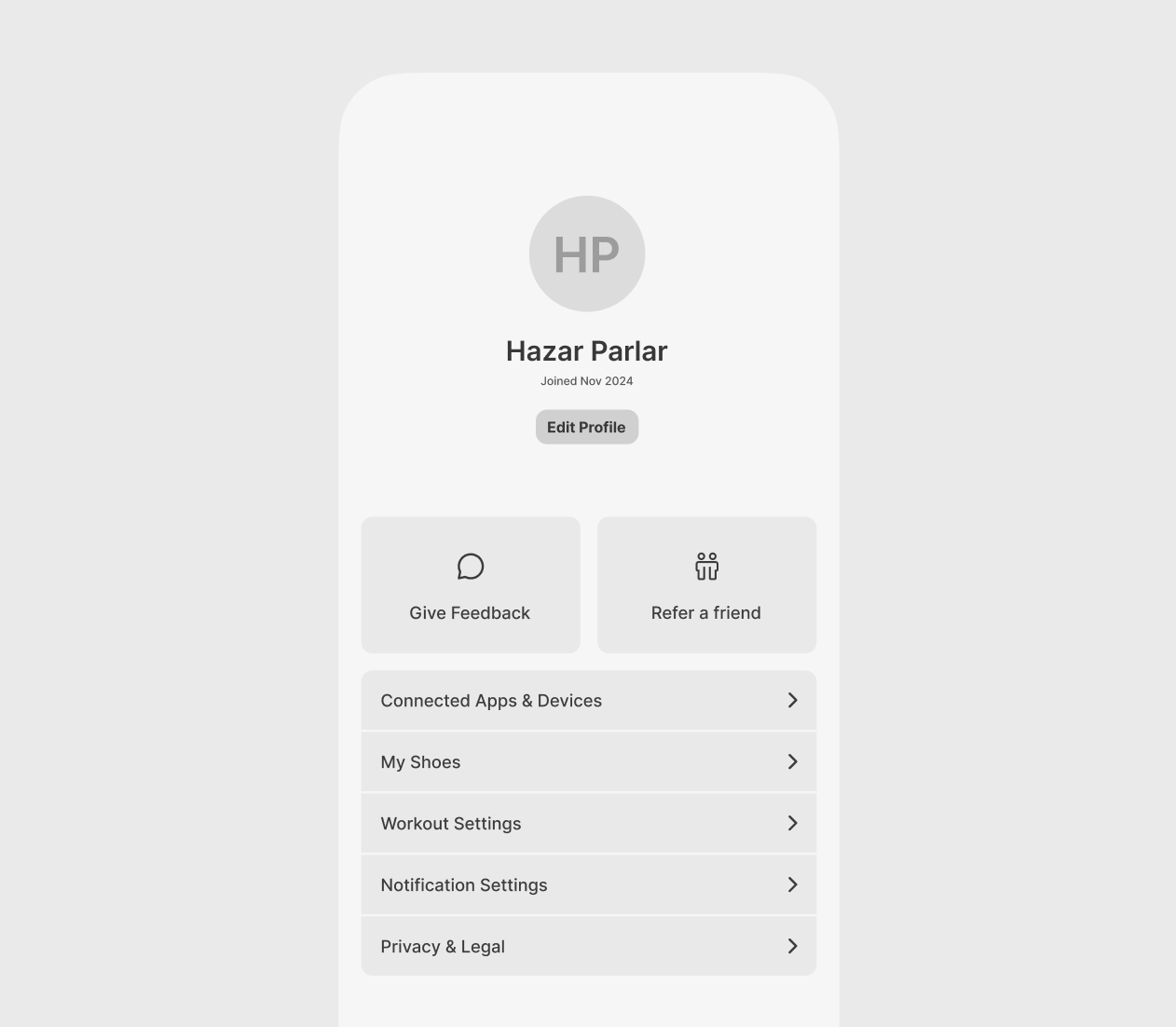Profile Screen